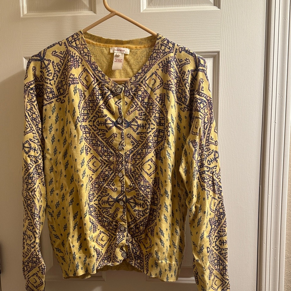 Sundance cardigan sweater L